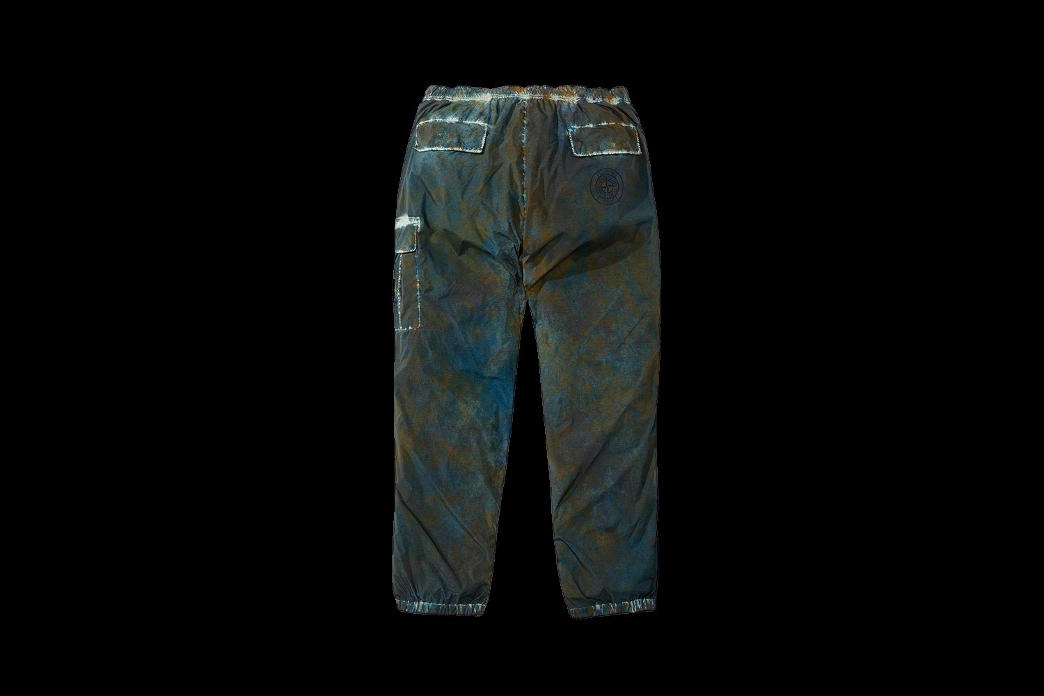 Supreme®/Stone Island® Painted Camo Nylon Cargo Pant view 6